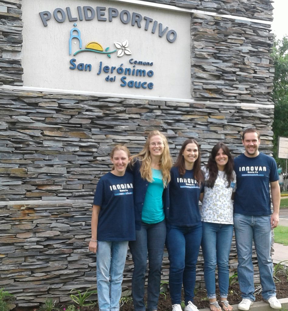 Gracias a los profes, los chicos y las autoridades comunales.