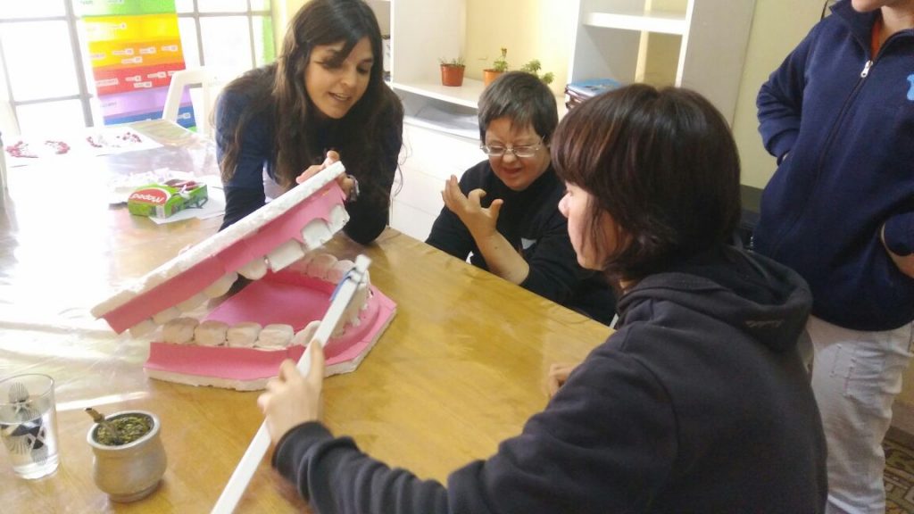 Postas Saludables en el Centro de Día Enredes.