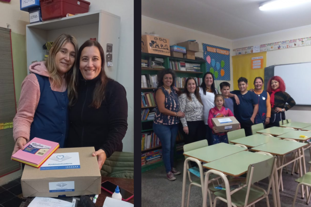 Concretamos una nueva entrega de nuestros “Bancos de Cuadernos”